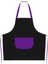 Nakışlı Boyundan Askılı Master Chef Barista Mutfak İş Önlüğü Garson Kuaför Tattoo Önlük Mor 1