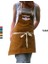 Nakışlı Boyundan Askılı Master Chef Barista Mutfak İş Önlüğü Garson Kuaför Tattoo Önlük Taba 2
