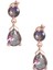 Emperyıl Topaz Damla Küpe Rose 1