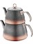 4pcs Granit M Boy Çaydanlık Cam Kapak 1