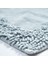 Salina Cotton Makarnalı Yıkanabilir 2'li Paspas Seti Klozet Takımı Gri 3
