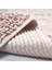 Salina Cotton Makarnalı Yıkanabilir 2'li Paspas Seti Klozet Takımı Pudra 4