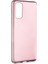 Samsung Galaxy S20 Kılıf Mat Premium Silikon Kılıf - Rose + Tam Kaplayan 3D Cam Ekran Koruyucu 1