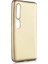 Xiaomi Mi 10 Kılıf Mat Premium Silikon Kılıf - Gold + Tam Kaplayan 3D Cam Ekran Koruyucu 1