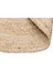 Juno Ech 01R Natural Jüt El Dokuma Yuvarlak Halı Hasır Kilim 120 x 120 cm 2