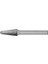 Karbür Kalıpçı Freze Konik Yuvarlak L 12 mm 2