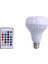 Bluetooth Hoparlörlü Akıllı LED Ampül Disco Lamba Renkli 3