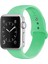 Apple Watch Seri 7/6/SE/5/4/3 Silikon Kordon 45mm 44mm 42mm Uyumlu Turkuaz 1