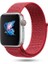 Apple Watch Seri 10 42mm, Seri 9/8/7/6/SE/5/4/3 Spor Loop Dokuma 41mm 40mm 38mm Uyumlu Kırmızı 1
