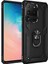 Samsung Galaxy S20 Kılıf Shockproof Standlı Yüzük Tutuculu Vega Case Siyah 1