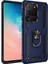 Samsung Galaxy S20 Ultra Kılıf Shockproof Standlı Yüzük Tutuculu Vega Case Mavi 1