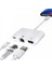 iPhone iPad 3 In 1 Dönüştürücü Lightning To Lightning Ethernet USB Audio Çevirici Adaptör 2