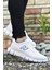 Beyaz Mavi Erkek Sneaker 0012344 1