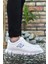 Beyaz Mavi Erkek Sneaker 0012344 3