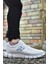Beyaz Mavi Erkek Sneaker 0012344 4