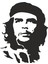 Che Guevara Sticker 00203 17 x 13 cm Siyah 1