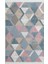 Arya Ar 10 Blue Mavi Pembe Yıkanabilir Pamuk Etnik Kilim 80 x 150 cm 2