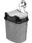 VAKUMLU PORTATİF ÇÖP KOVASI GRİ KROM DM007 1
