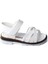 Kiko Şb 2469-78 Kız Çocuk Sandalet Terlik Beyaz 1