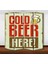 Cold Beer 4 Kanat Kanvas Tekerlekli Paravan 1