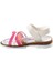 001 Beyaz-Pembe Çocuk Sandalet 3