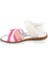 001 Beyaz-Pembe Çocuk Sandalet 3