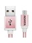 Micro USB 1MT. Şarj Kablosu Rose Gold Alüminyum (android) 1