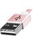 Micro USB 1MT. Şarj Kablosu Rose Gold Alüminyum (android) 2