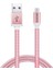 Micro USB 1MT. Şarj Kablosu Rose Gold Alüminyum (android) 3