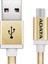 Micro USB 1MT. Şarj Kablosu Gold Alüminyum (android) 1