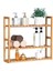 Umuthomedesing Ahşap Dekoratif Çok Amaçlı Ayaklı Banyo Rafı 1