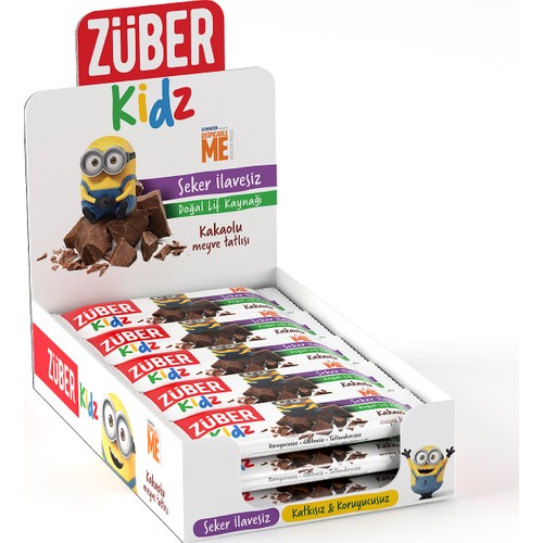 Züber Kidz Kakaolu Meyve Tatlısı 30 gr x 16'lı