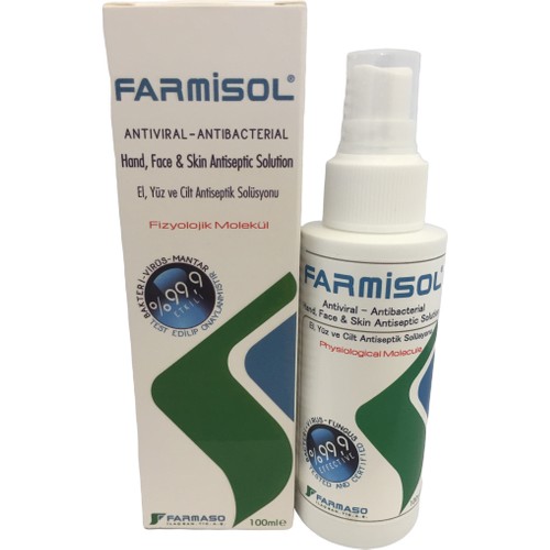 Farmisol Antiviral El ve Cilt Antiseptiği - Solüsyon 100 mL