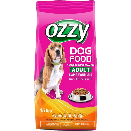 Ozzy Kuzu Etli Pirincli Yetiskin Kopek Mamasi 15 Kg Fiyati