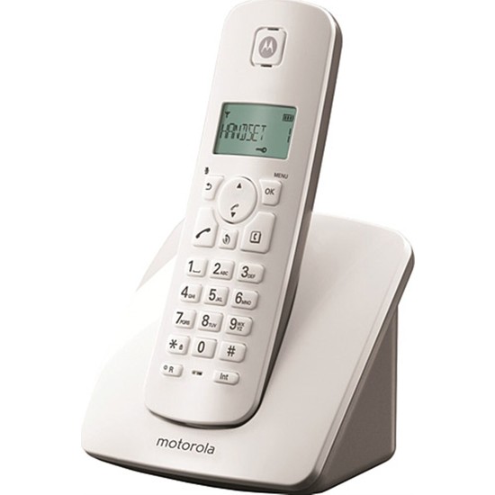 Motorola E201 Kablosuz Dect Telsiz Telefon Beyaz Fiyatı