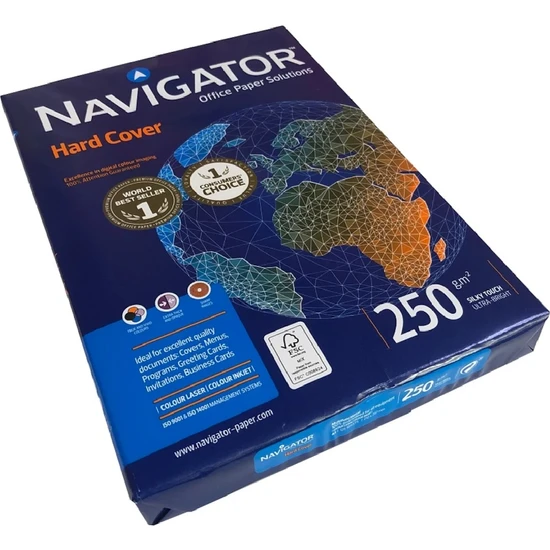 Navigator A4 Gramajlı Kağıt Fotokopi Kağıdı  250 gr 125'li