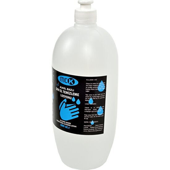 MCK Alkol Bazlı Sıvı El Temizleme Losyonu 1000 ml