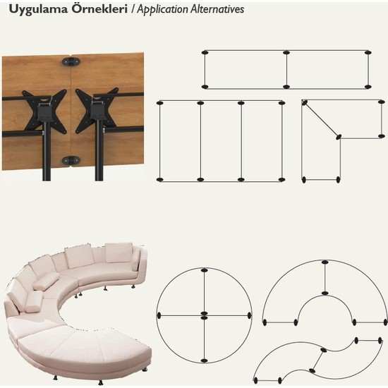 Gürçay Hırdavat Masa ve Mobilya Birleştirme Aparatı 2 Gürçay Hırdavat Masa ve Mobilya Birleştirme Aparatı 2