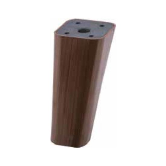 Gürçay Hırdavat Mobilya Ayağı Plastik Oval Yatay Kahve 12