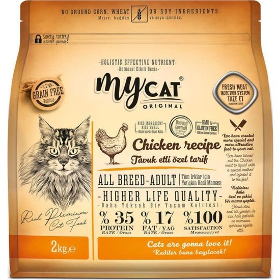 My Cat 70 Tahılsız Tavuklu Kedi Maması 2 kg Fiyatı