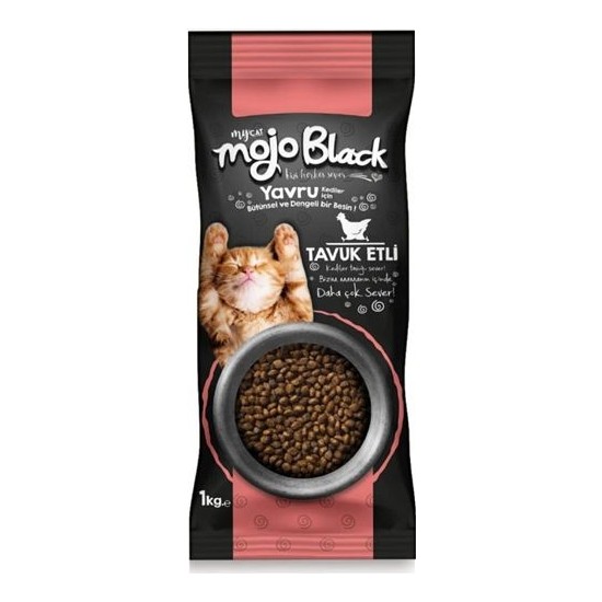 My Cat Mojo Black Tavuk Etli Yavru Kedi Maması 1 kg Fiyatı