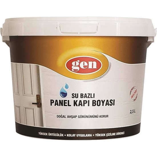 Gen Su Bazlı Panel Kapı Boyası 0,75 lt Fiyatı Taksit Seçenekleri Gen Su Bazlı Panel Kapı Boyası 0,75 lt Fiyatı Taksit Seçenekleri