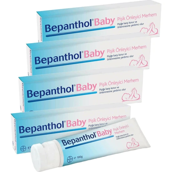 Bepanthol Baby Pişik Önleyici Merhem 100 gr 4 Adet