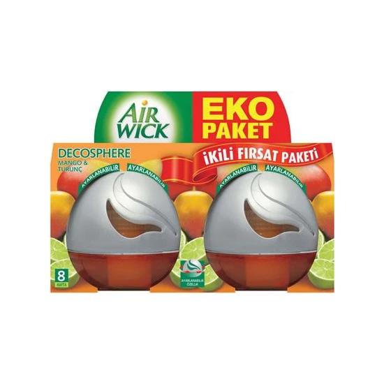Air Wick Decosphere Mango (Kavun) Kokusu 2'li