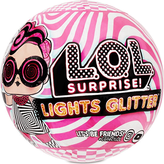 L.O.L. Surprise Simli ve Işıklı L.O.L. Neon Bebekler 8 Sürpriz Lights Glitter LLUB4000