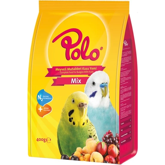 Polo. Meyveli Muhabbet Kuşu Yemi 400 gr