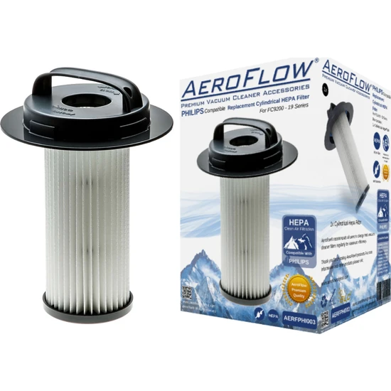 AeroFlow Philips Marathon Fc 9210 Uyumlu Silindir Filtre (AeroFlow Türkiye Garantili)