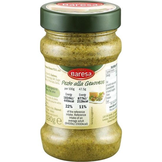 Baresa Pesto Alla Genovese 190 gr Pesto Sos Fiyatı
