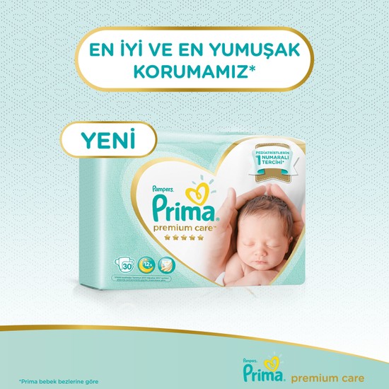 Prima Bebek Bezi Premium Care 5 Beden 108 Adet Aylık