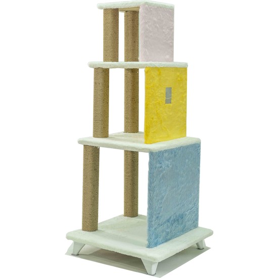 Meraklı Pati Stela Kedi Kulesi ve Tırmalama 165 cm Fiyatı